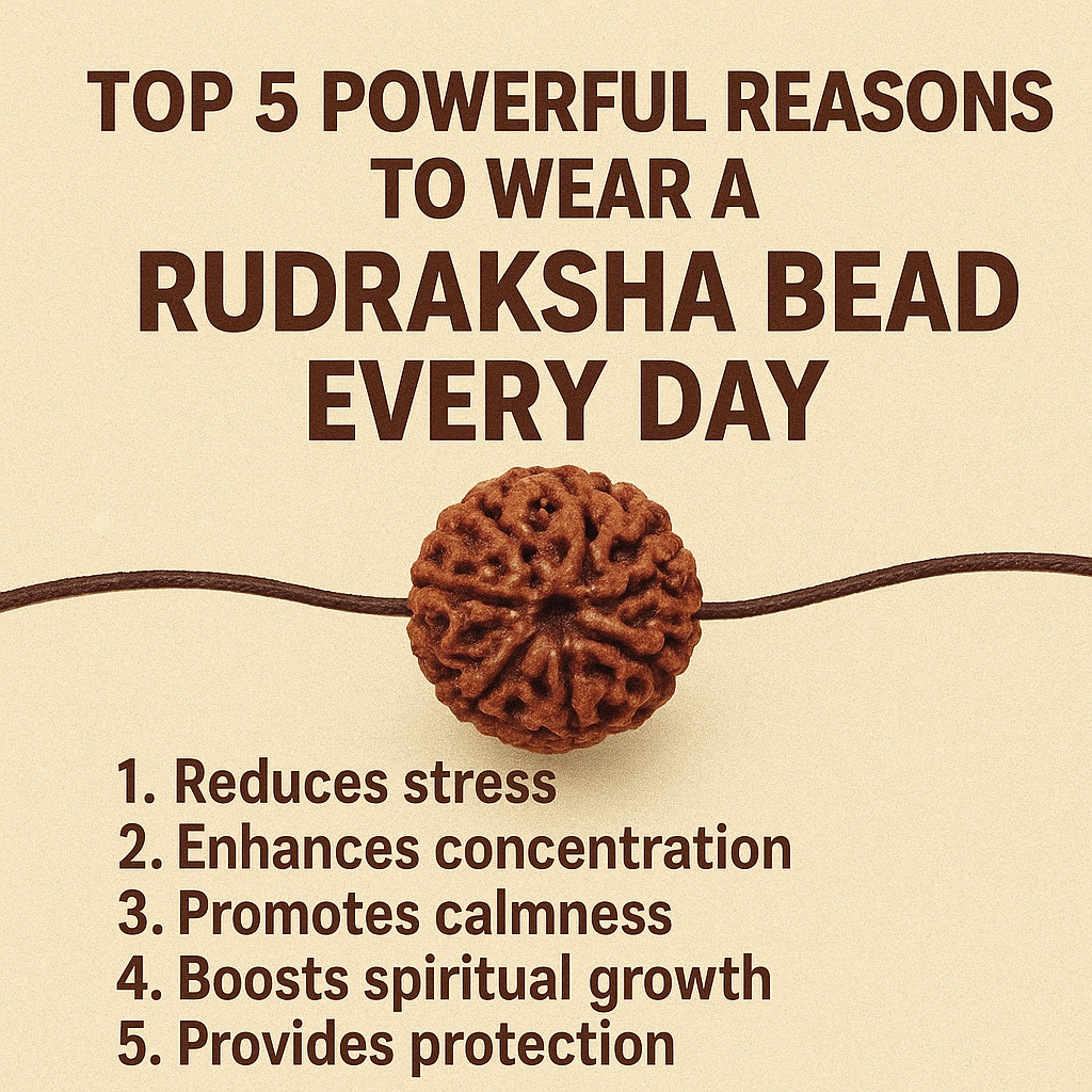 Top 5 Powerful Reasons to Wear a Rudraksha Bead Every Day