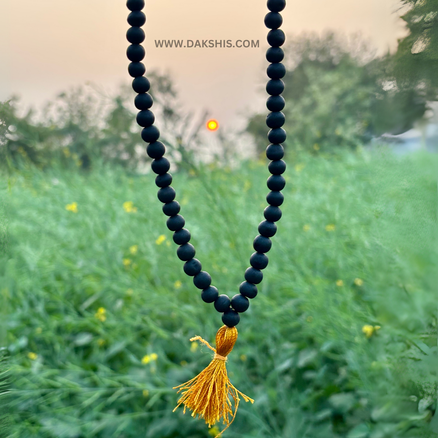 Karungali Malai 108-Beads Ebony Wood