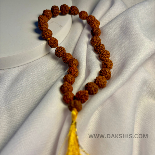 Divine 5 Mukhi Rudraksha Mala (29 Beads)