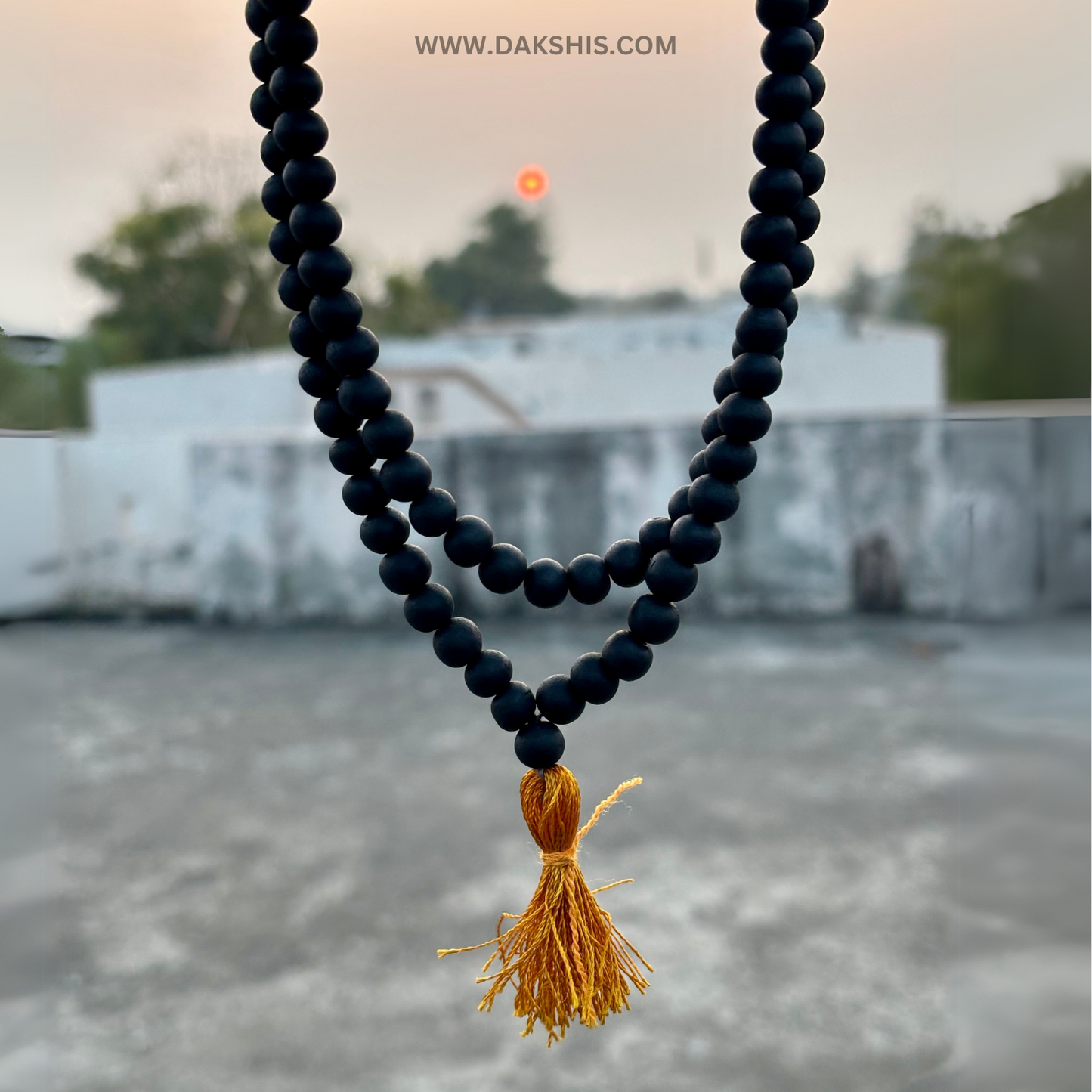 Karungali Malai 108-Beads Ebony Wood
