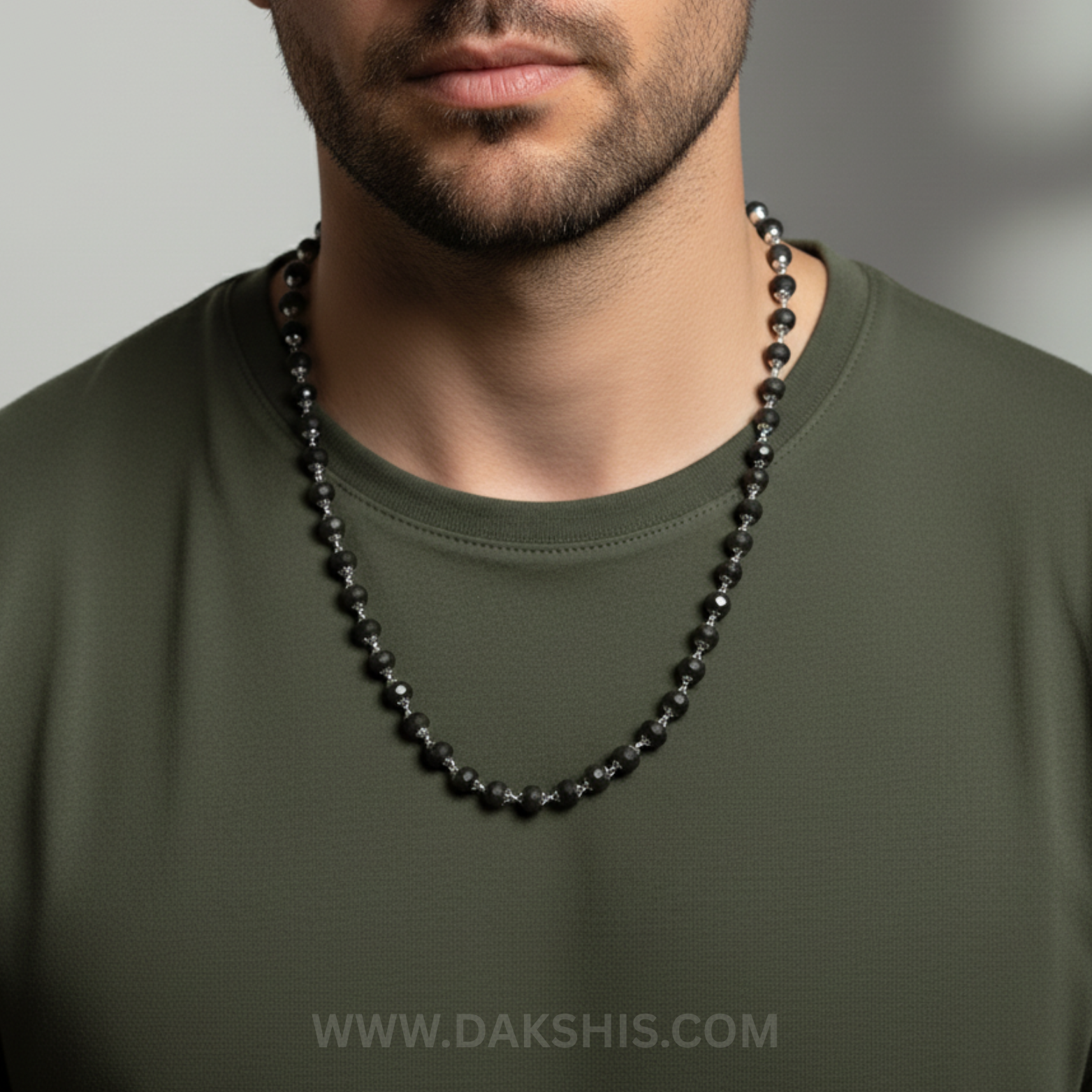 Karungali Silver Cap Malai - Certified