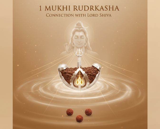 Benefits of 1 Mukhi Rudraksha: Connection with Lord Shiva