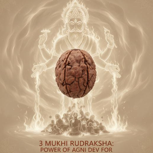 Benefits of 3 Mukhi Rudraksha: Power of Agni Dev for Burning Past Karmas