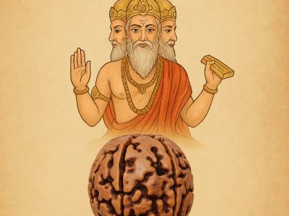 Benefits of 4 Mukhi Rudraksha: Blessing of Lord Brahma for Wisdom