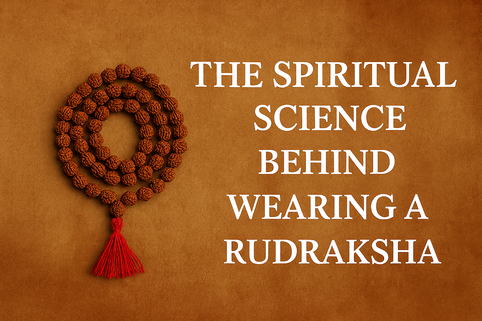 The Spiritual Science Behind Wearing a Rudraksha