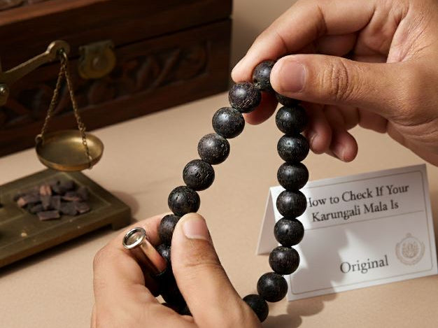 How to Check If Your Karungali Mala Is Original- Simple Home Tests
