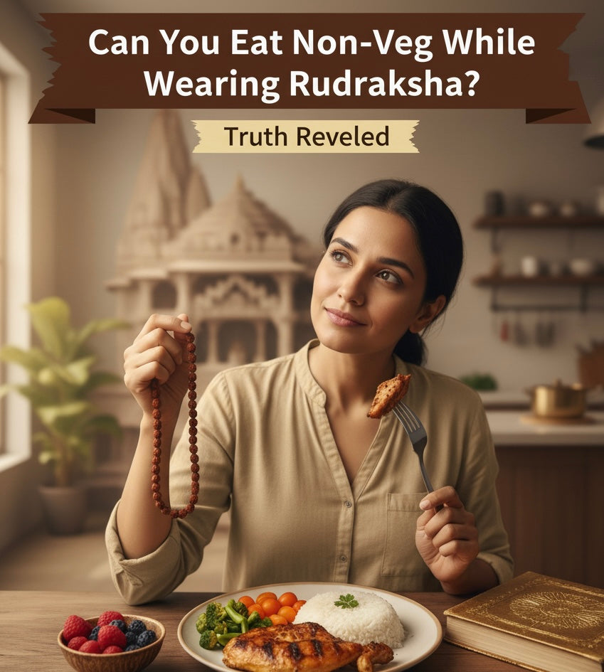 Can You Eat Non-Veg While Wearing Rudraksha? Truth Revealed