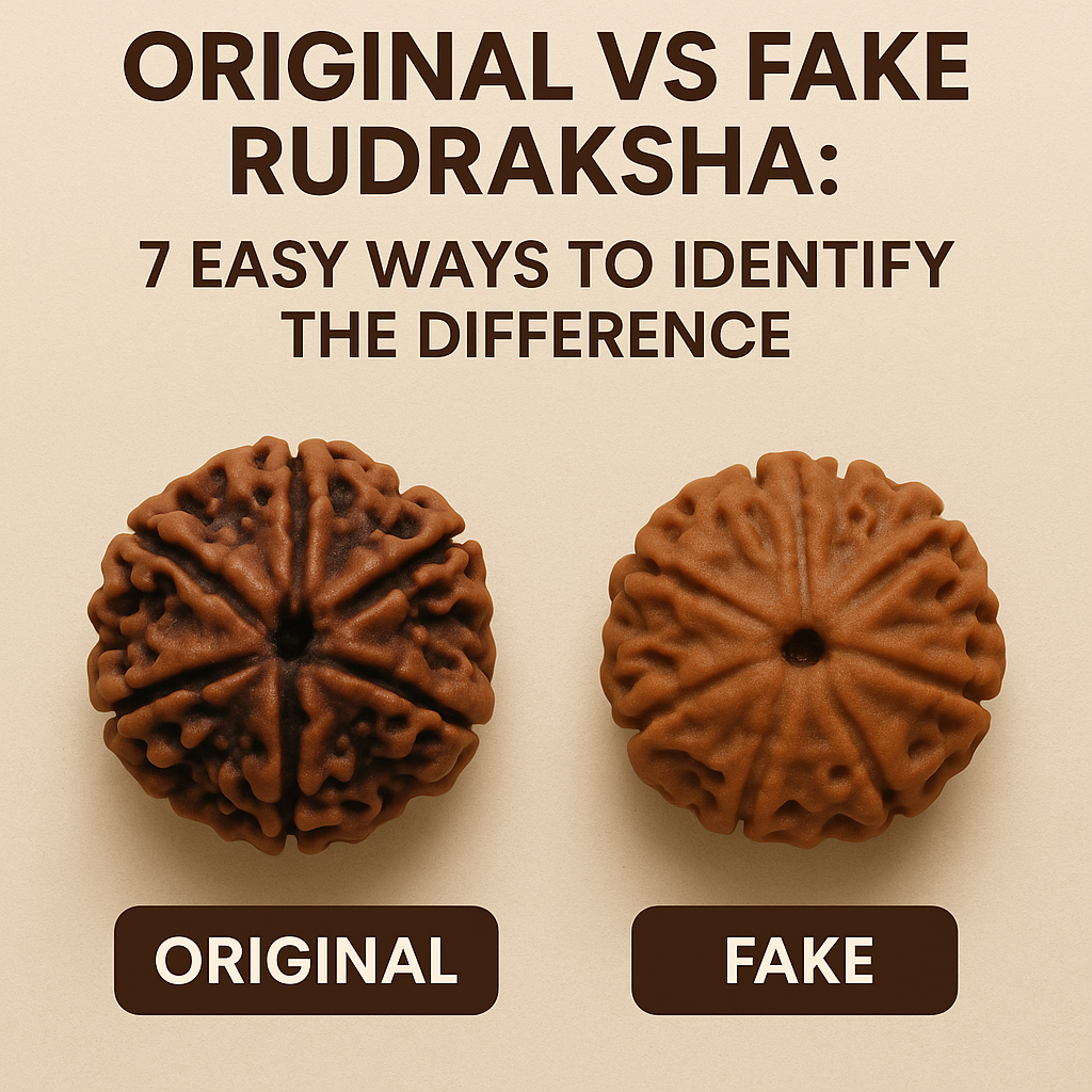 Original vs Fake Rudraksha: 7 Easy Ways to Identify the Difference