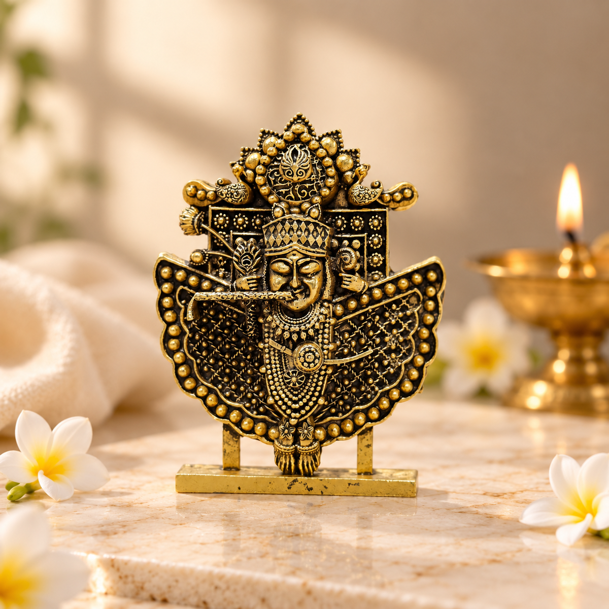 Sanwariya Seth Ji Murti – Gold Plated