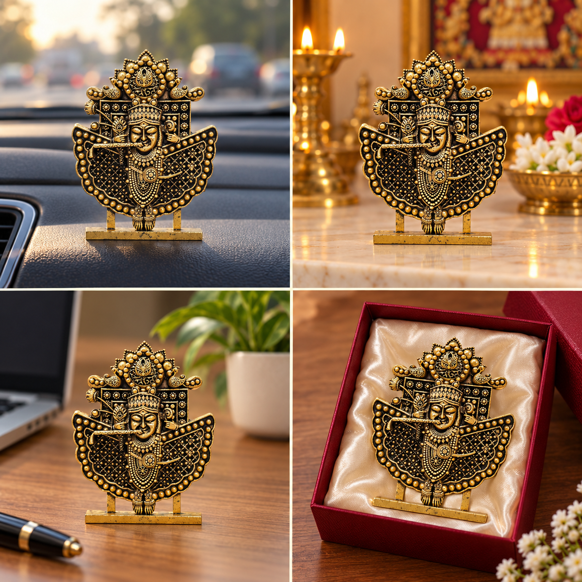 Sanwariya Seth Ji Murti – Gold Plated