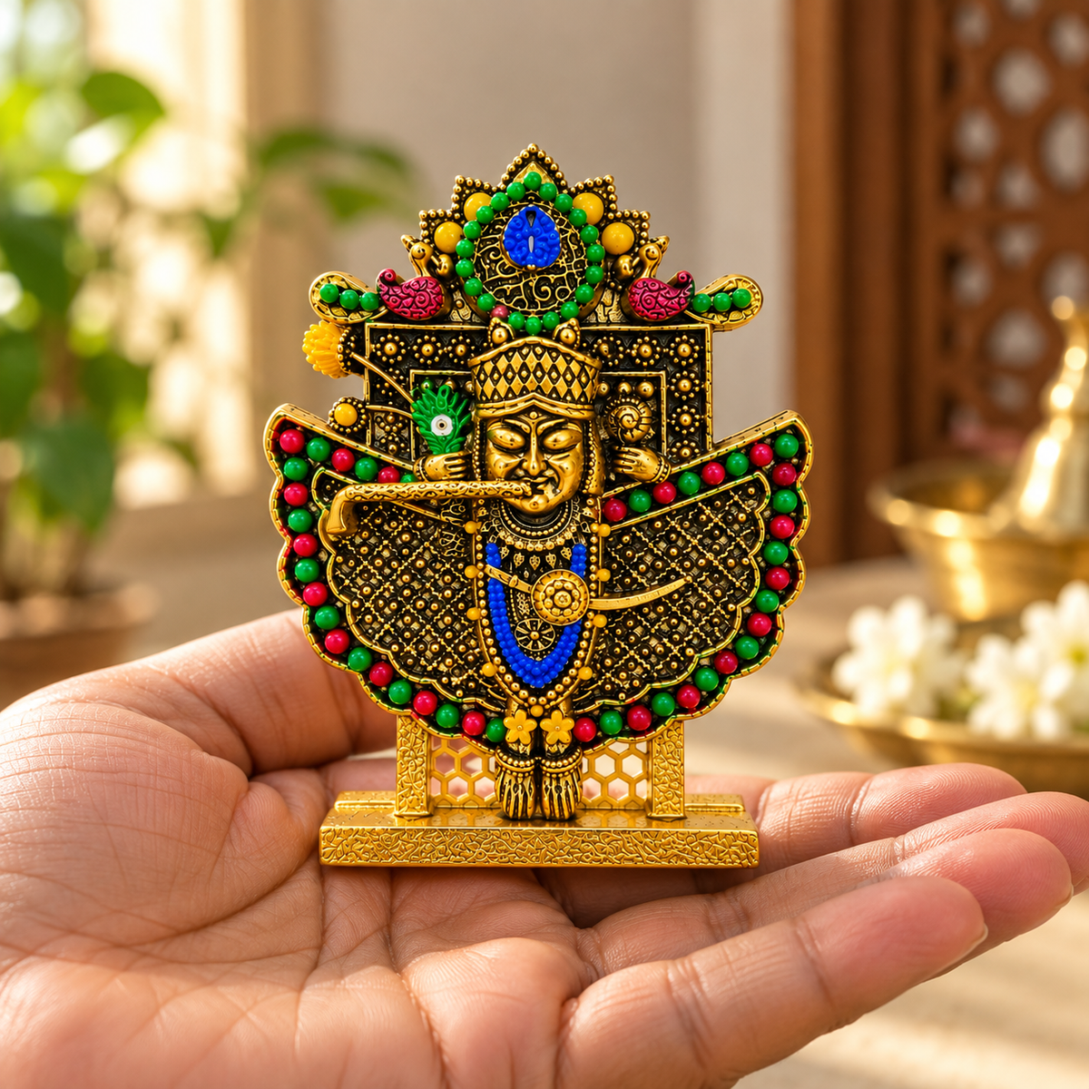 Sanwariya Seth Ji Murti – Gold Plated