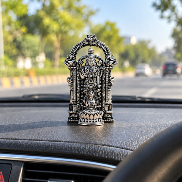 Shri Venkateswara Mahalakshmi Sangam Murti - Silver Plated