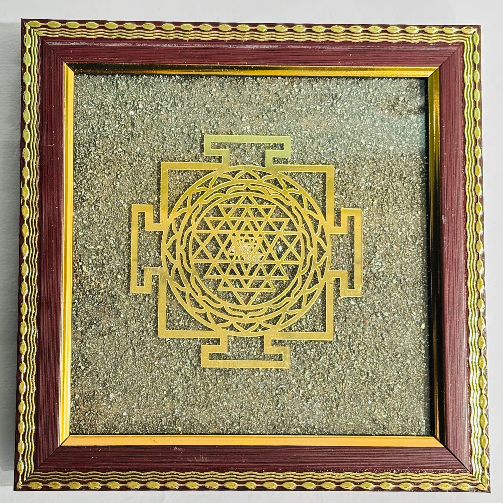 Vyapar Vriddhi Yantra Pyrite Frame