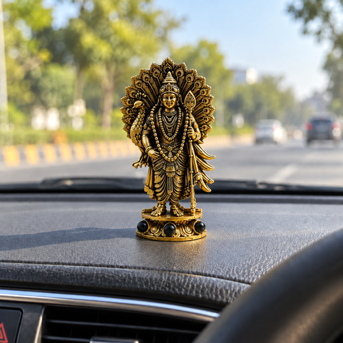 Divine Murugan Sakti Murti -  Gold Plated