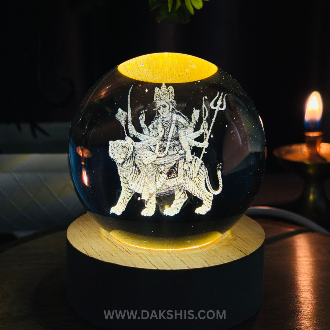 Ma Amba 3D Crystal Divine Lamp