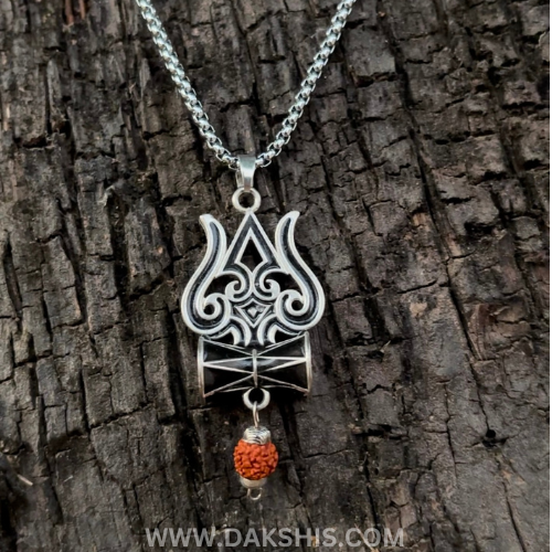 MAHAKAL LOCKET CHAIN COMBO BUY GET FREE - Main Image