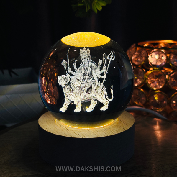 Ma Amba 3D Crystal Divine Lamp