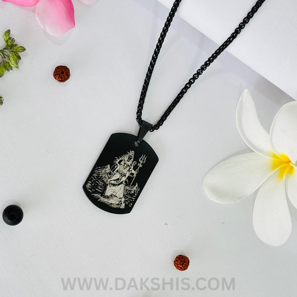 Divine Mahadev With Trishul Necklace