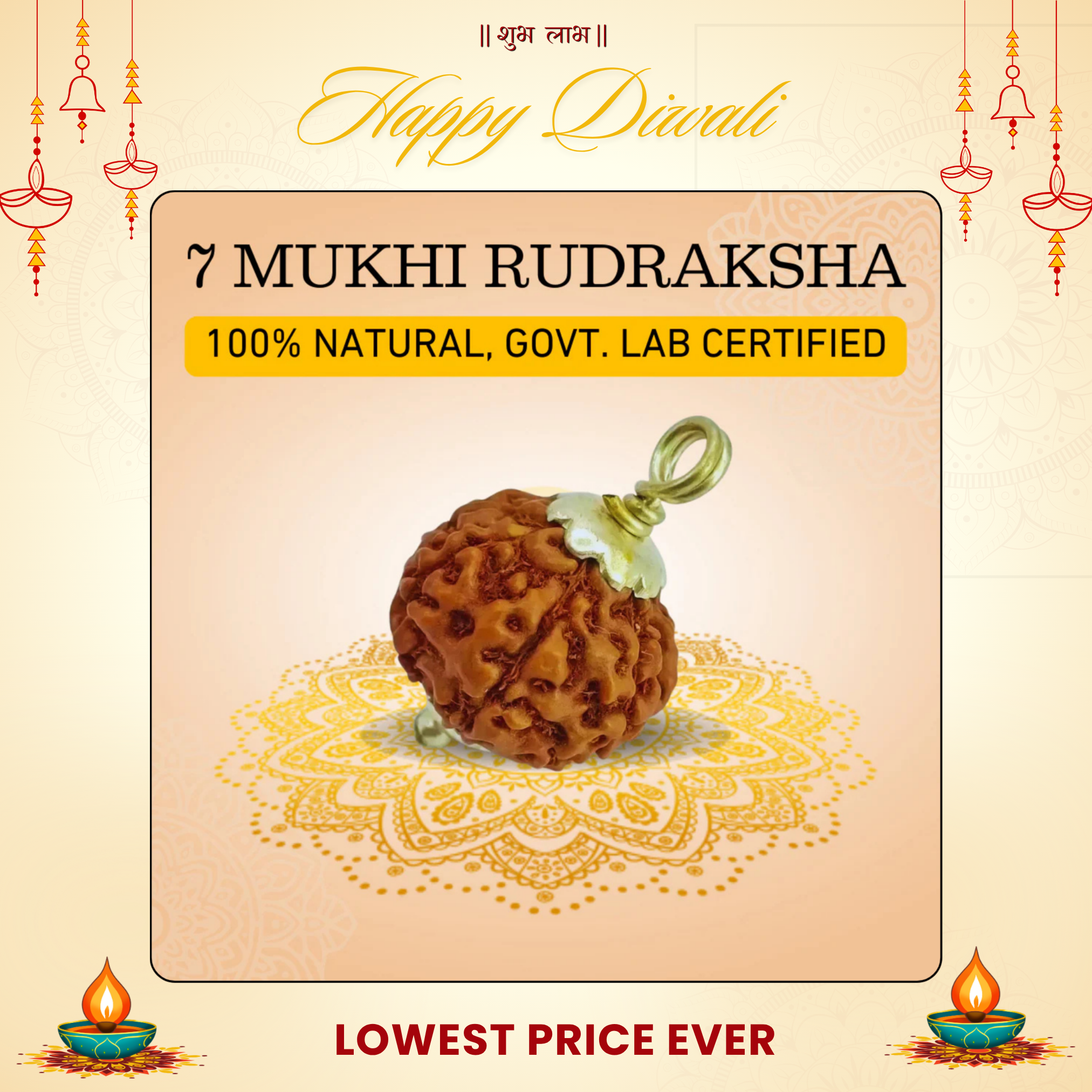 7 Mukhi Original Rudraksha - 100% Original