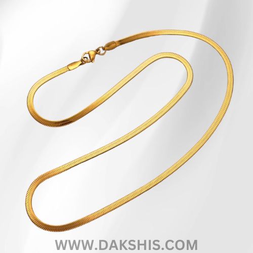 Gold Plated Snake Chain For Men – DAKSHIS