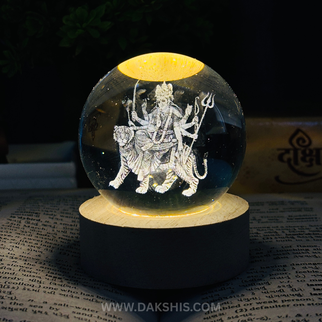 Ma Amba 3D Crystal Divine Lamp
