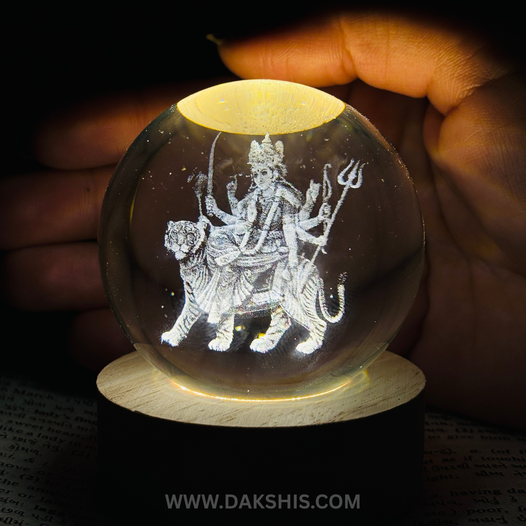 Ma Amba 3D Crystal Divine Lamp