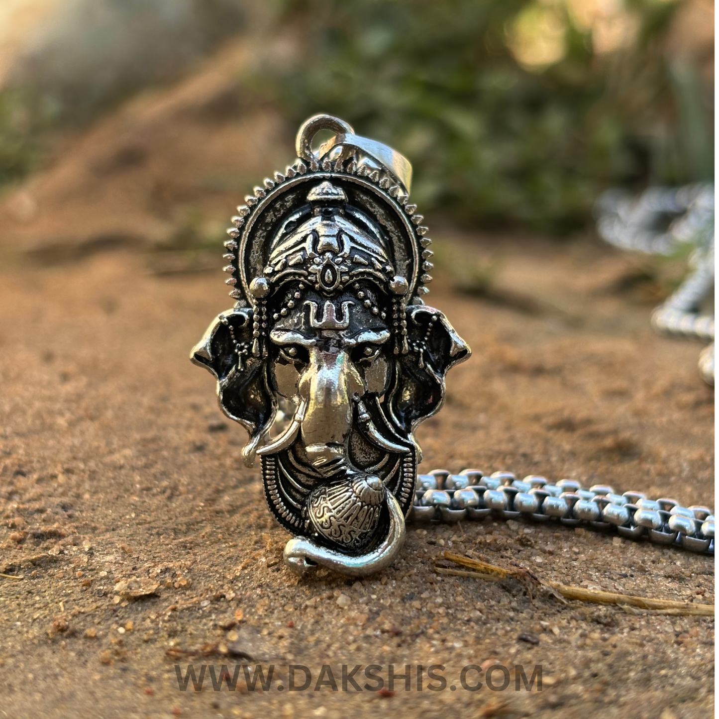 Ganesha Pendant with chain