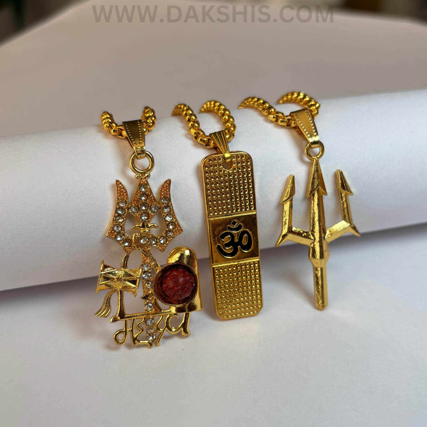 Lord Mahadev Necklace Combo ( BUY 1 GET 2 FREE )