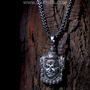 Silver Plated Mahakal Necklace