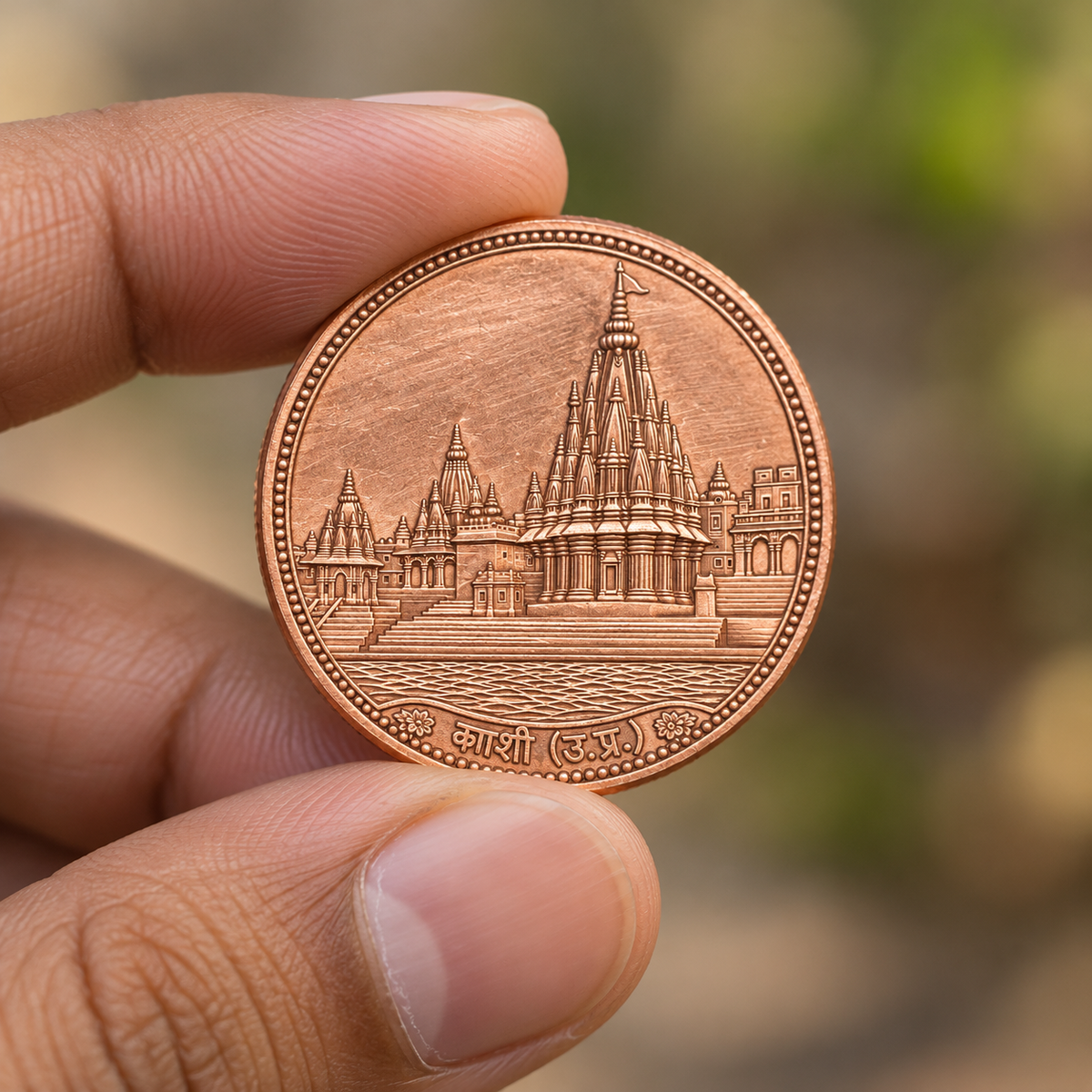 Rinmukteshwar Coin Gold Plated