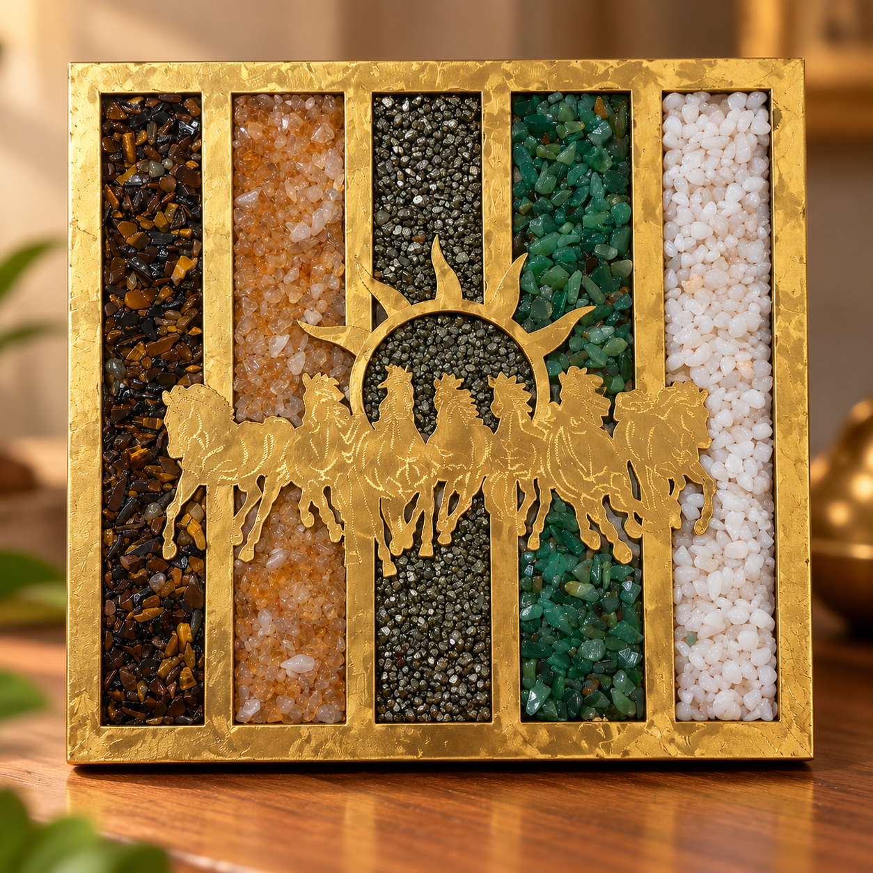 Dhan Yog 7 Horses Frame – Diwali Special