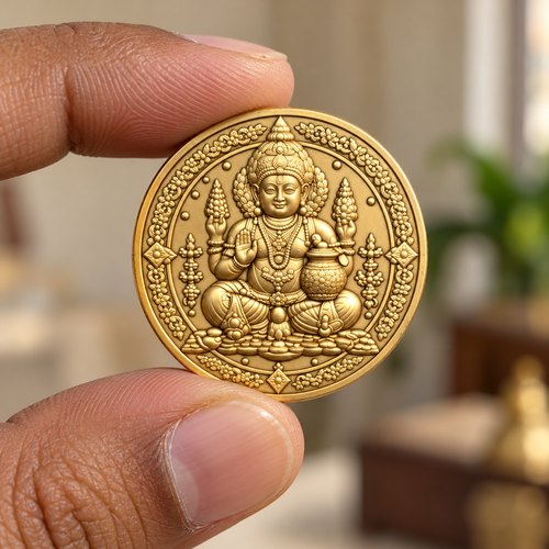 Shri Kuber Coin Gold Plated - Diwali Special