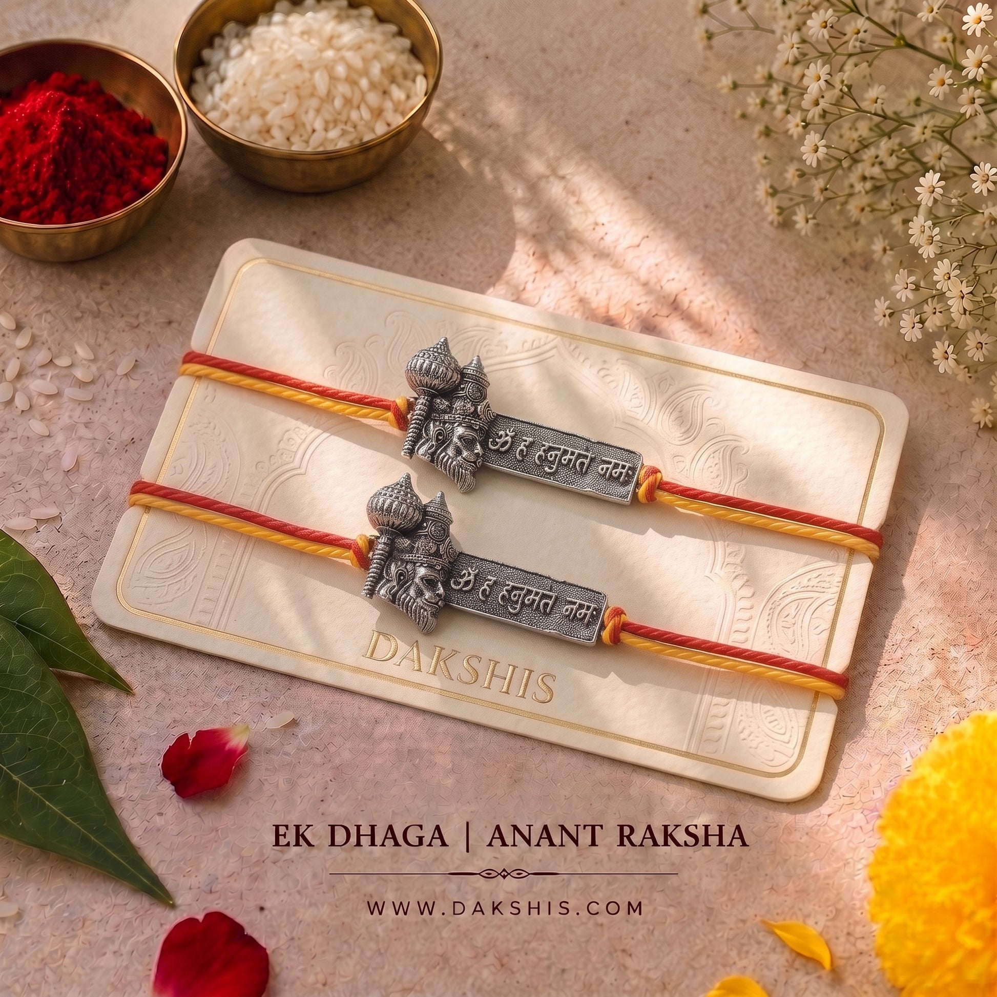 Hanuman Ji Raksha Rakhi - 3 Rakhi