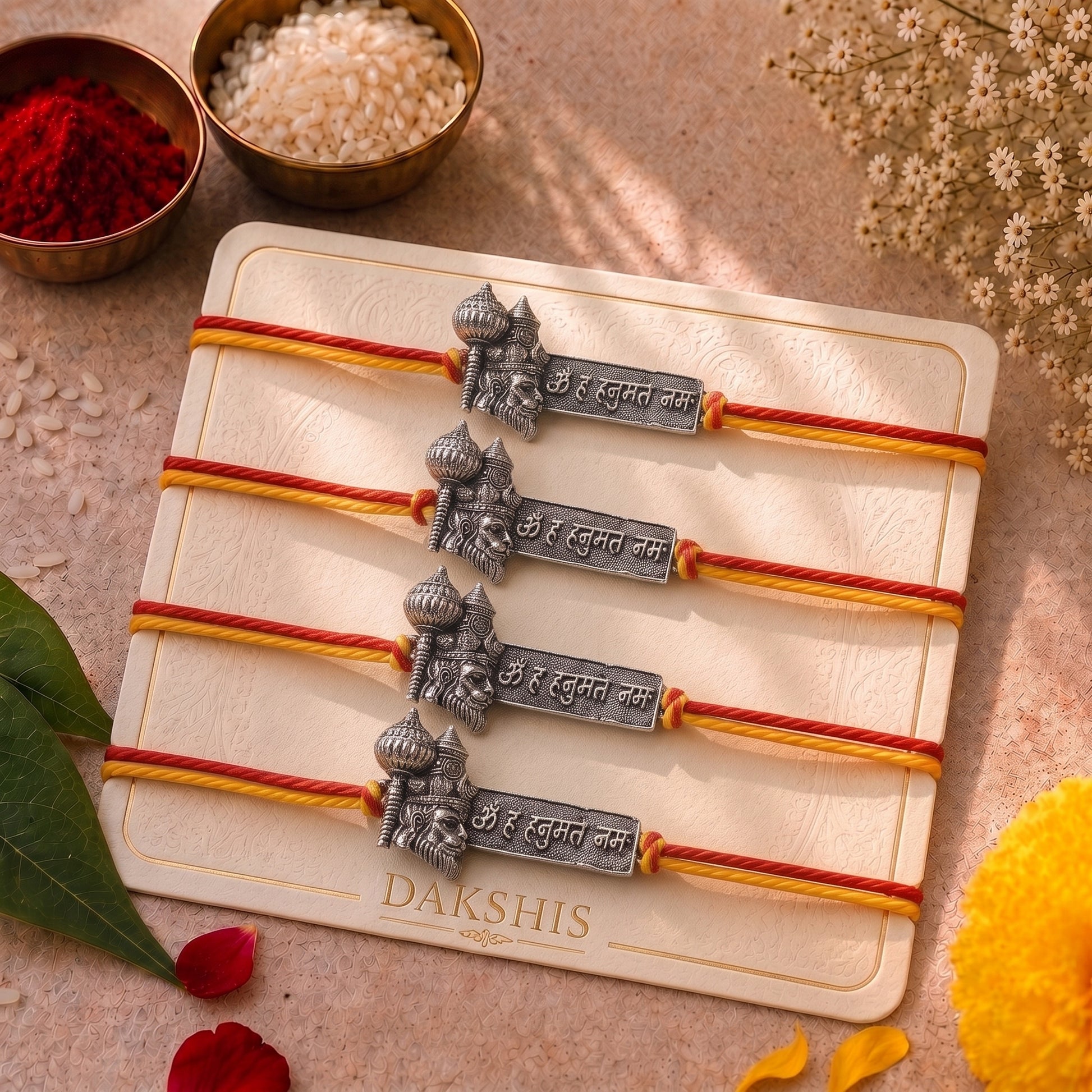 Hanuman Ji Raksha Rakhi - 3 Rakhi