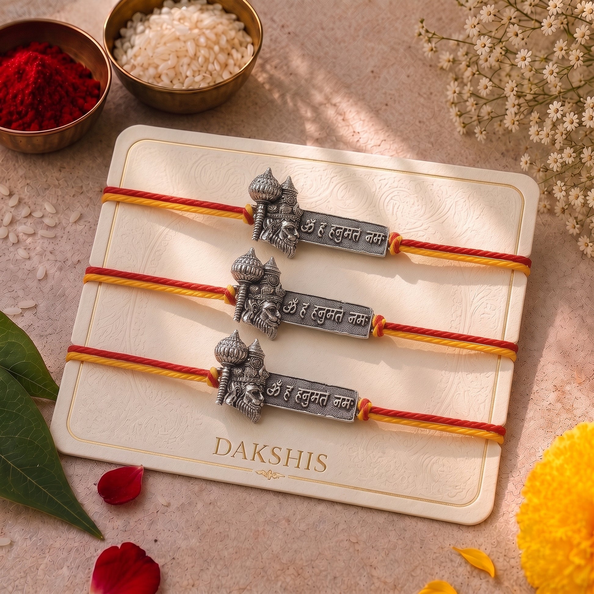 Hanuman Ji Raksha Rakhi - 3 Rakhi