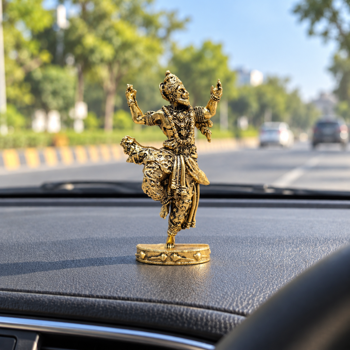 Sita Ram Hanuman Ji Idol – Gold Plated