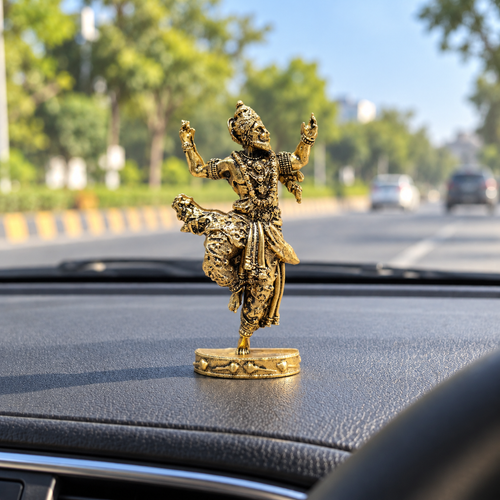 Sita Ram Hanuman Ji Idol – Gold Plated