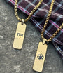 Gold plated Om and Ram necklace ( Buy 1 Get 1 Free )