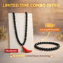 Karungali Jaap Mala & Bracelet Combo