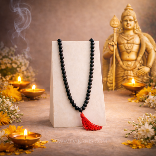Original Karungali Malai 108 Beads Ebony Wood