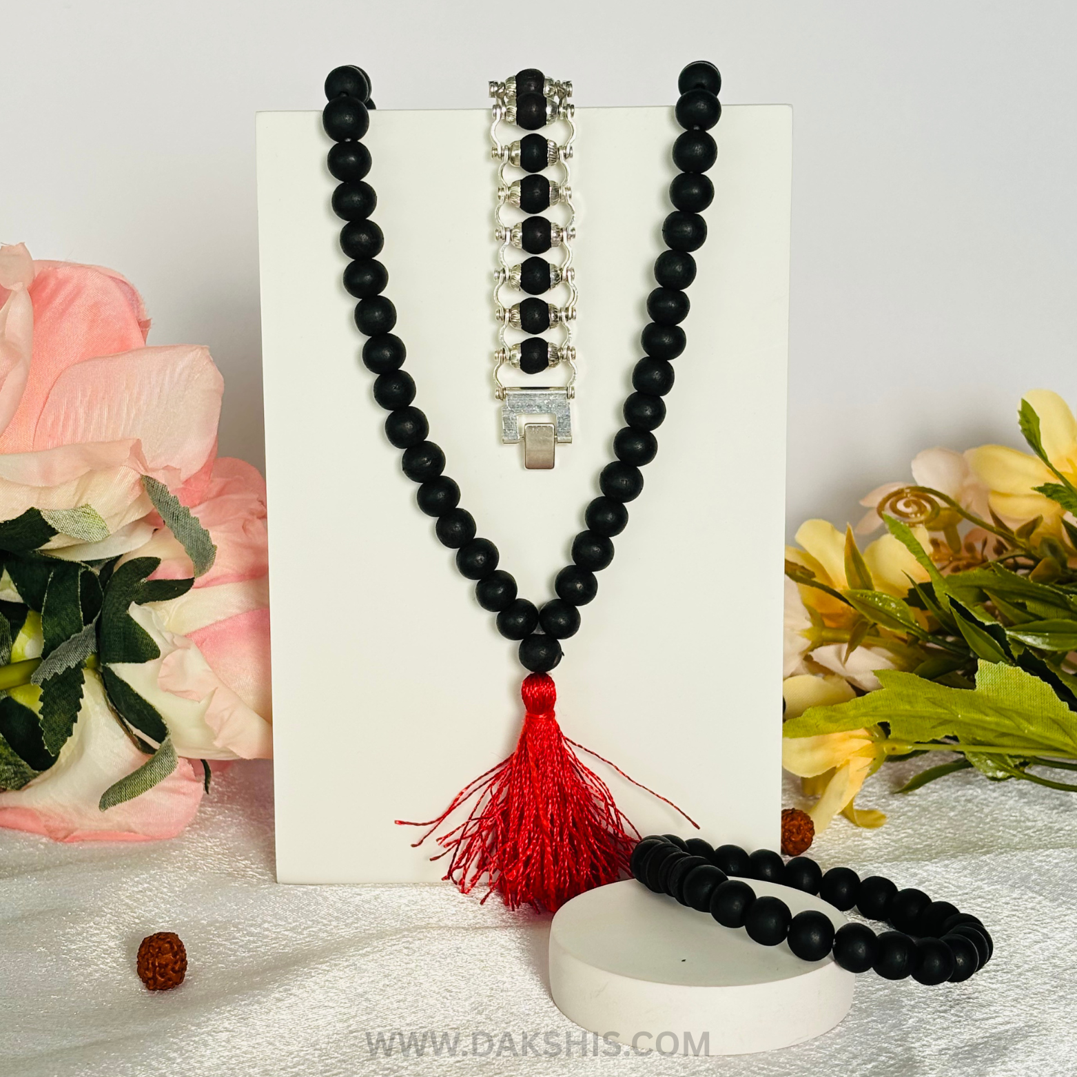 Karungali Energy Combo - 108+1 Jaap Mala