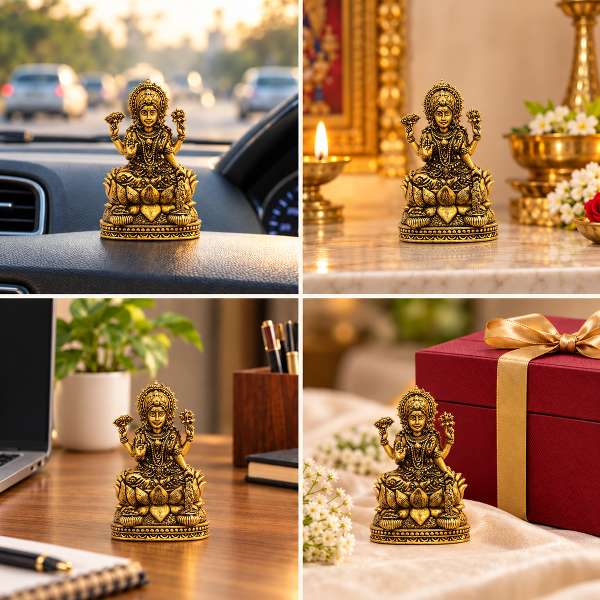 Shri Lakshmi Ji Murti – Gold Plated | Dhanteras Special