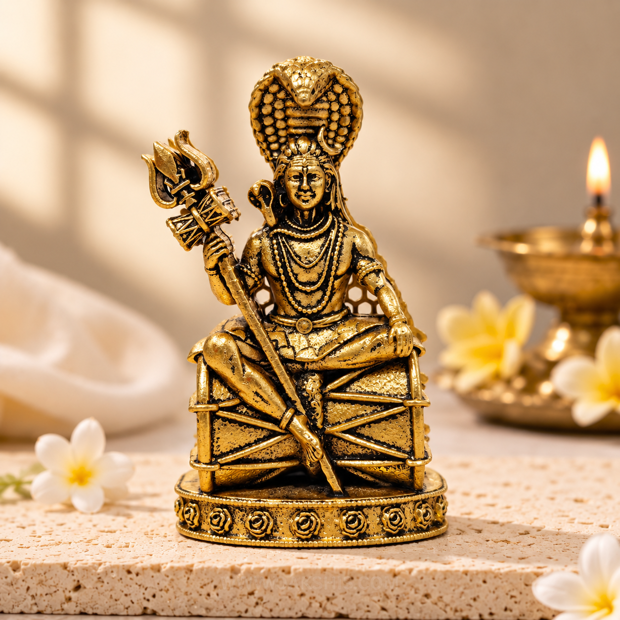 Shri Mahadev Ji Murti – Gold Plated