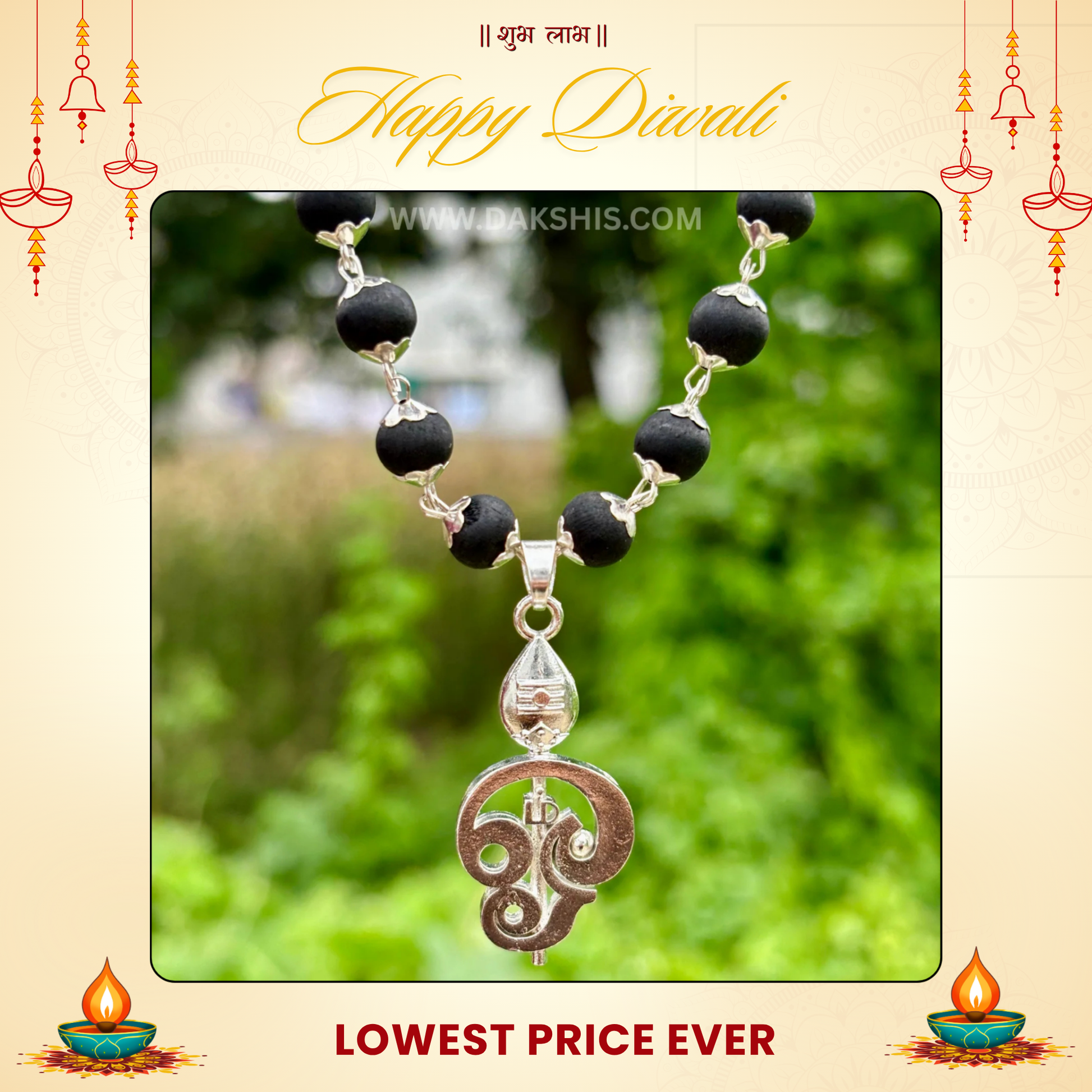 Divine Murugan Trishul Karungali Malai