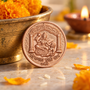 Maa Baglamukhi Coin Gold Plated