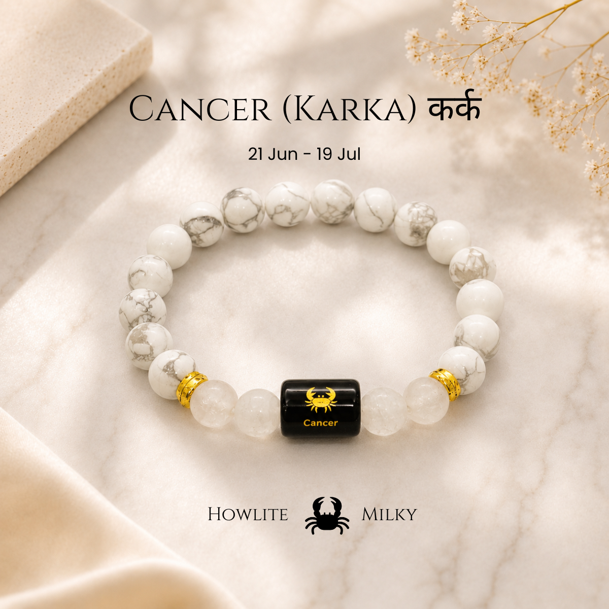 Gemstone Zodiac Sign Bracelet - All 12 Zodiac Signs